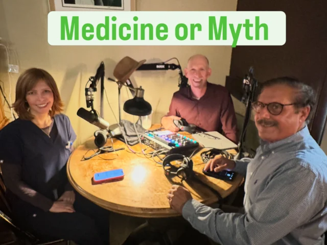 We did it!! We recorded a medical podcast in a coffee shop. Listen to Medicine or Myth on your favorite podcast app. Link n profile. #medicineormyth #podcast